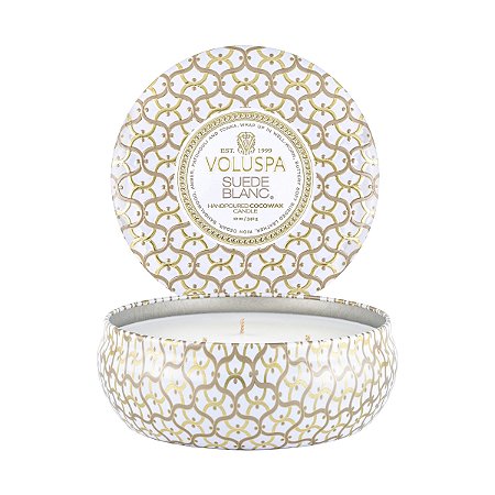 VELA LATA 3 PAVIOS 60H SUEDE BLANC VOLUSPA