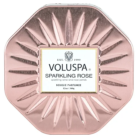 VELA VOLUSPA LATA OCTOGONAL 3 PAVIOS 50H SPARKLING ROSE