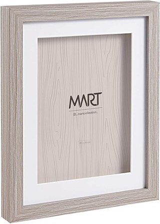 PORTA-RETRATOS EM MDF CINZA MART - 15X20cm