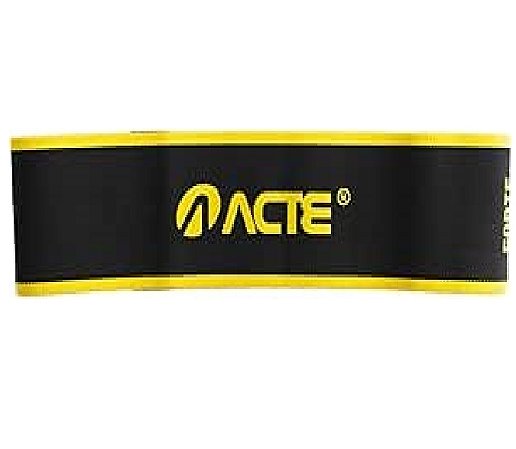 Resistence Band Forte, Intensidade Forte, Preto Amarelo Acte