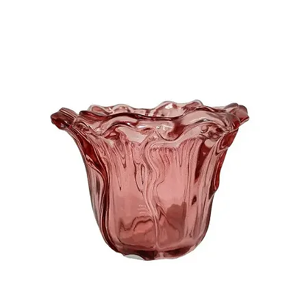VASO VIDRO MARSALA EM VIDRO MART