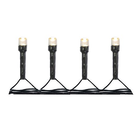 CORDAO 500 LED BIVOLT FIO VERDE C/STROBO (BRANCO QUENTE) 10m