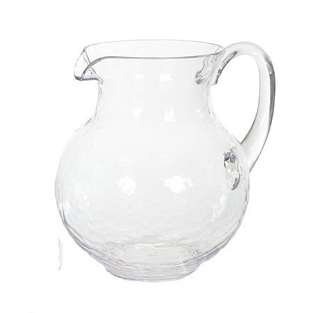 JARRA ACRILICO MARTELADO TRANSPARENTE 2L FLORARTE