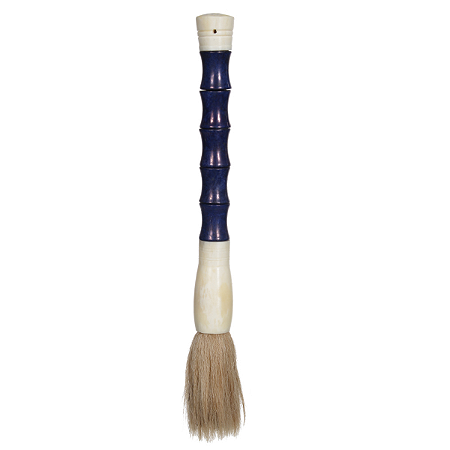 PINCEL DECORATIVO EM PEDRA COR AZUL FLORARTE