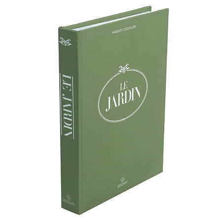 CAIXA LIVRO MDF VERDE LE JARDIM 32CM