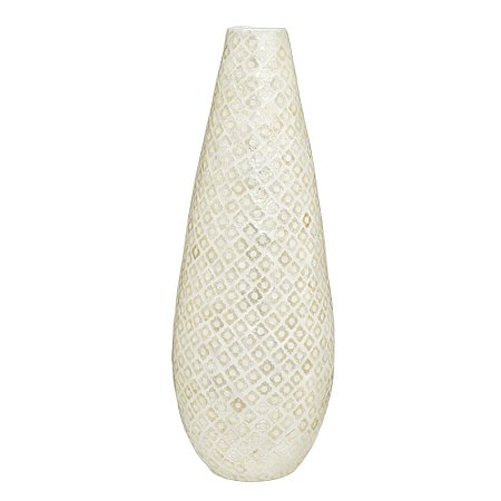 VASO DECORATIVO EM MADREPEROLA 60CM