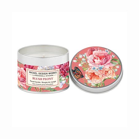 MINI VELA LATA +20H BLUSH PEONY MICHEL DESIGN WORKS