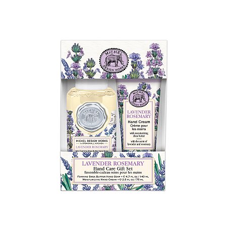 KIT MINI SABONETE LIQUIDO LAVENDER ROSEMARY MICHEL DESIGN