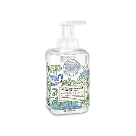 SABONETE LIQUIDO COTTON & LINEN 530ML MICHEL DESIGN WORKS