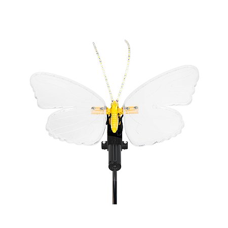 BORBOLETA DECOR DINAMICA BRANCO QUENTE BIVOLT 40CM