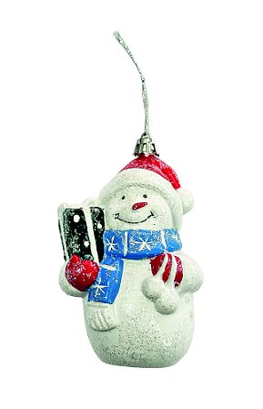 KIT 3PÇS BONECO DE NEVE SNOWMAN GIFT ESCARLATE
