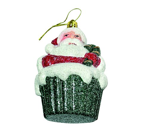 KIT 3PÇS SANTA CUPCAKE ESCARLATE CANDY NATALINO
