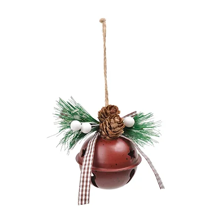 ENFEITE  PENDURAR DE GUIZOS VRM 6cm DECORATIVO