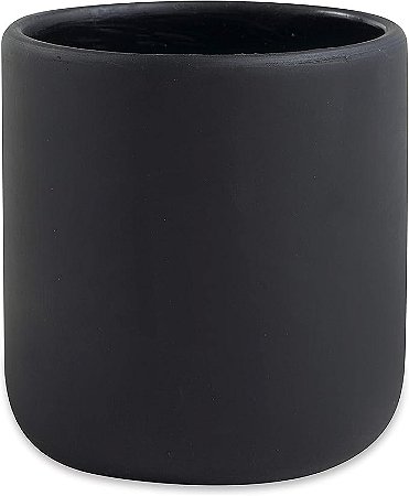CACHEPOT EM CERAMICA TERRACOTA PRETO MART