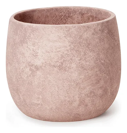 CACHEPOT EM CIMENTO ROSA ANTIGO MART