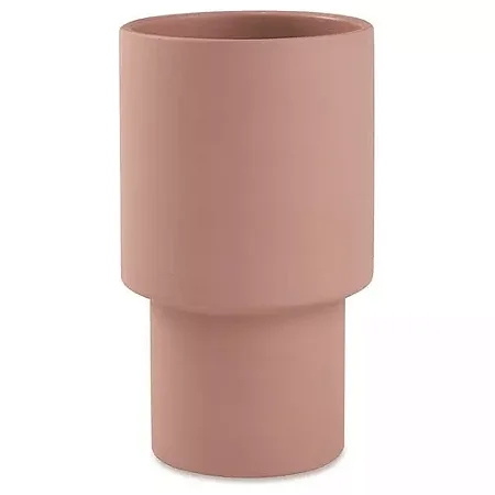 Cachepot Alto em Cimento Rosa MART