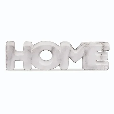 ESCULTURA HOME EM CERAMICA MÁRMORE MART