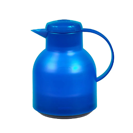 Garrafa Térmica de 1 Litro Quick Press Samba Emsa Azul Trans