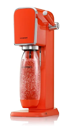 Máquina para Gaseificar Água RED ART Sodastream Vermelho