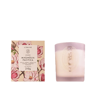 VELA PERFUMADA MAGNOLIA PACIFICA - ARABESC - 210G