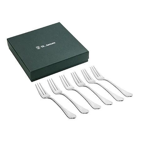 Jogo de Garfinhos para Aperitivo St. James Inox – 6 Peças