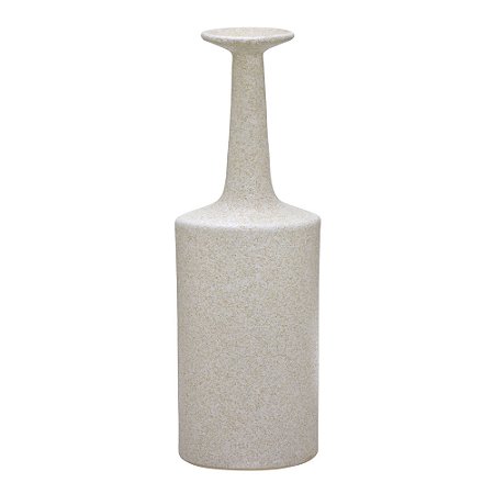 VASO DECORATIVO OFF WHITE RUSTICO EM CERAMICA 50CM