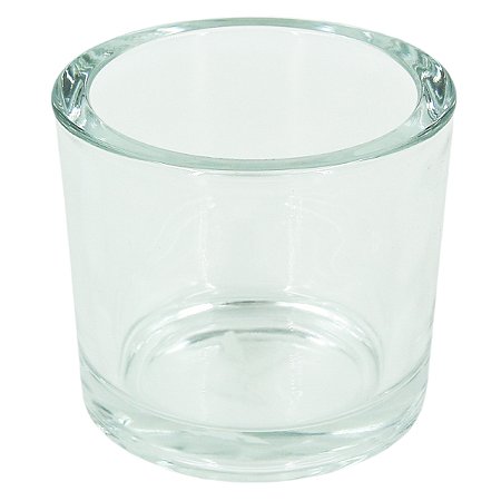 VASO CILINDRICO INCOLOR VIDRO POLONES 12CM