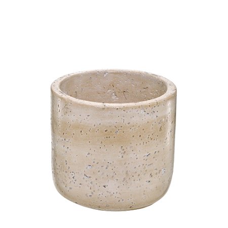 CACHEPOT DECORATIVO EM CIMENTO 10CM