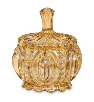 POTE EM VIDRO CHAMPAGNE MART 9X11X9CM
