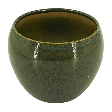 VASO LORANCE VERDE MUSGO ESTILO VIETNAMITA 15X19CM