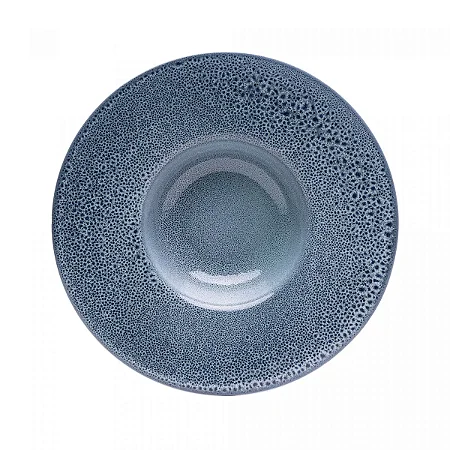 PRATO PARA RISOTO DE CERAMICA MARINE AZUL 28CM WOLFF