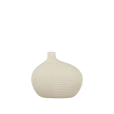 VASO DE LINHAS ORGANICAS CAPPUCCINO DECORATIVO 13,5CM