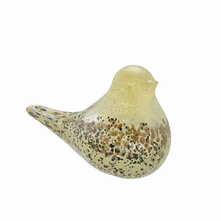 ESCULTURA PASSARO DECOR EM VIDRO MURANO 7CM