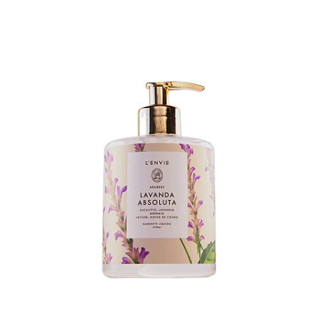 SABONETE LIQUIDO LAVANDA ABSOLUTA ARABESC 350ML - LENVIE