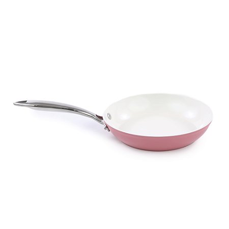 FRIGIDEIRA ALUMINIO ROSA REVESTIMENTO CERAMICO 20CM