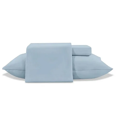 LENCOL TOQUE DE SEDA LISO JG QUEEN 4PC AZUL JOLITEX