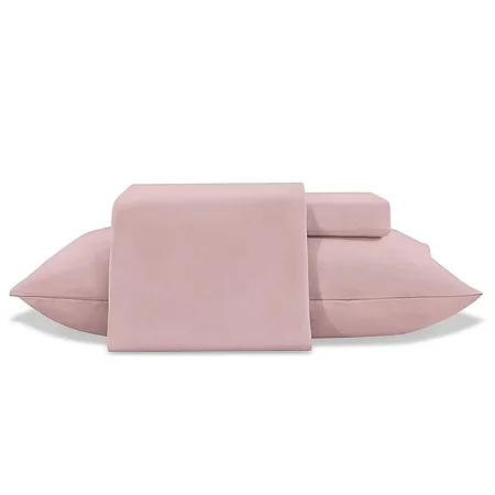 LENCOL TOQUE DE SEDA LISO JG CASAL 4PC ROSE JOLITEX