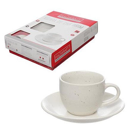 JG 6PÇS XICARA CHA BRIM 160ML HAUSKRAFT