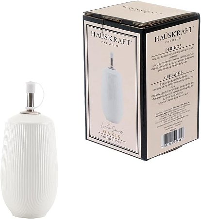 Azeiteiro de cerâmica Oasis Branco 250ml Hauskraft