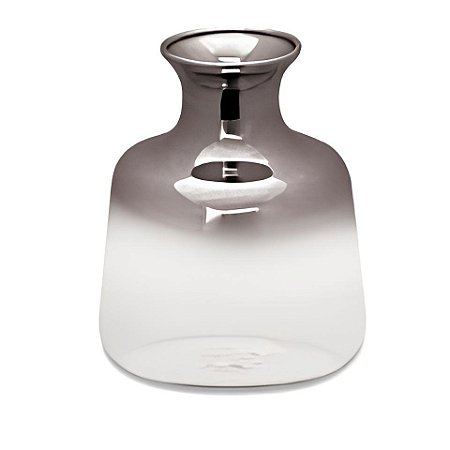VASO BLACK NIQUEL EM VIDRO DECORATIVO MART