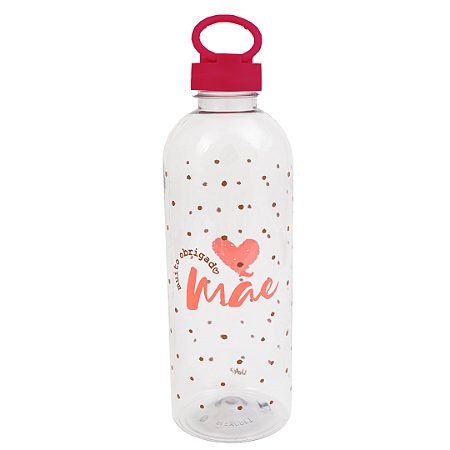 GARRAFA C/ ALCA CIRCULAR MUITO OBRIGADO MAE 900ml UATT