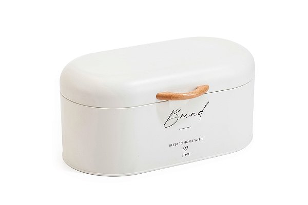 CAIXA DE PAO DE METALDECORATIVA BREAD CRUST