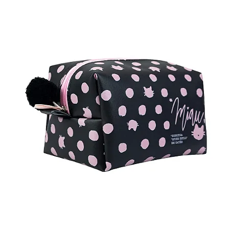 NECESSAIRE BOX - GATINHA UATT Cor:Preta
