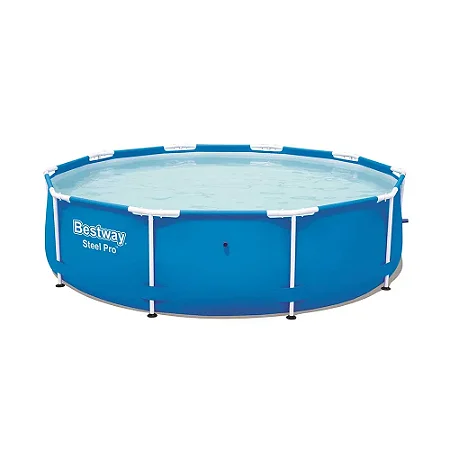 Piscina Estruturada 4678l Redonda Azul Steel Pro Bestway