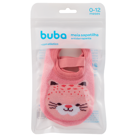 MEIA SAPATILHA ANTI DERRAPANTE JAGUAR (6-12 MESES) BUBA