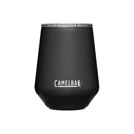 TACA PARA VINHO TERMICA 0,35L PRETO CAMELBAK