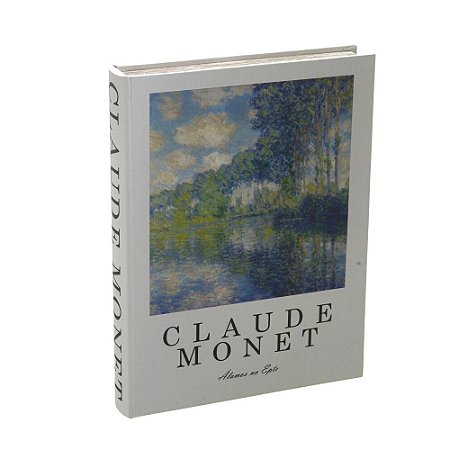 CAIXA LIVRO DECORATIVA CLAUDE MONET ALAMOS NO EPTE