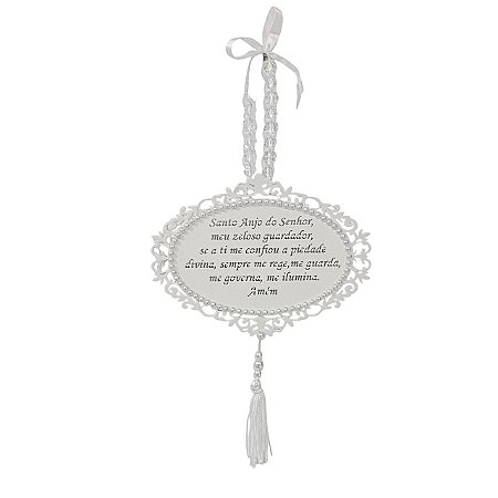 MOBILE QUADRO ORACAO SANTO ANJO DO SENHOR EM MDF