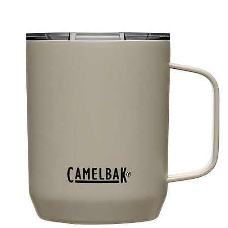 Caneca Térmica Camp Mug Camelbak Tampa 350ml Aço Inox BEGE