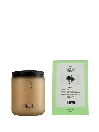 VELA PERFUMADA MATCHA HINOKI 190G LENVIE